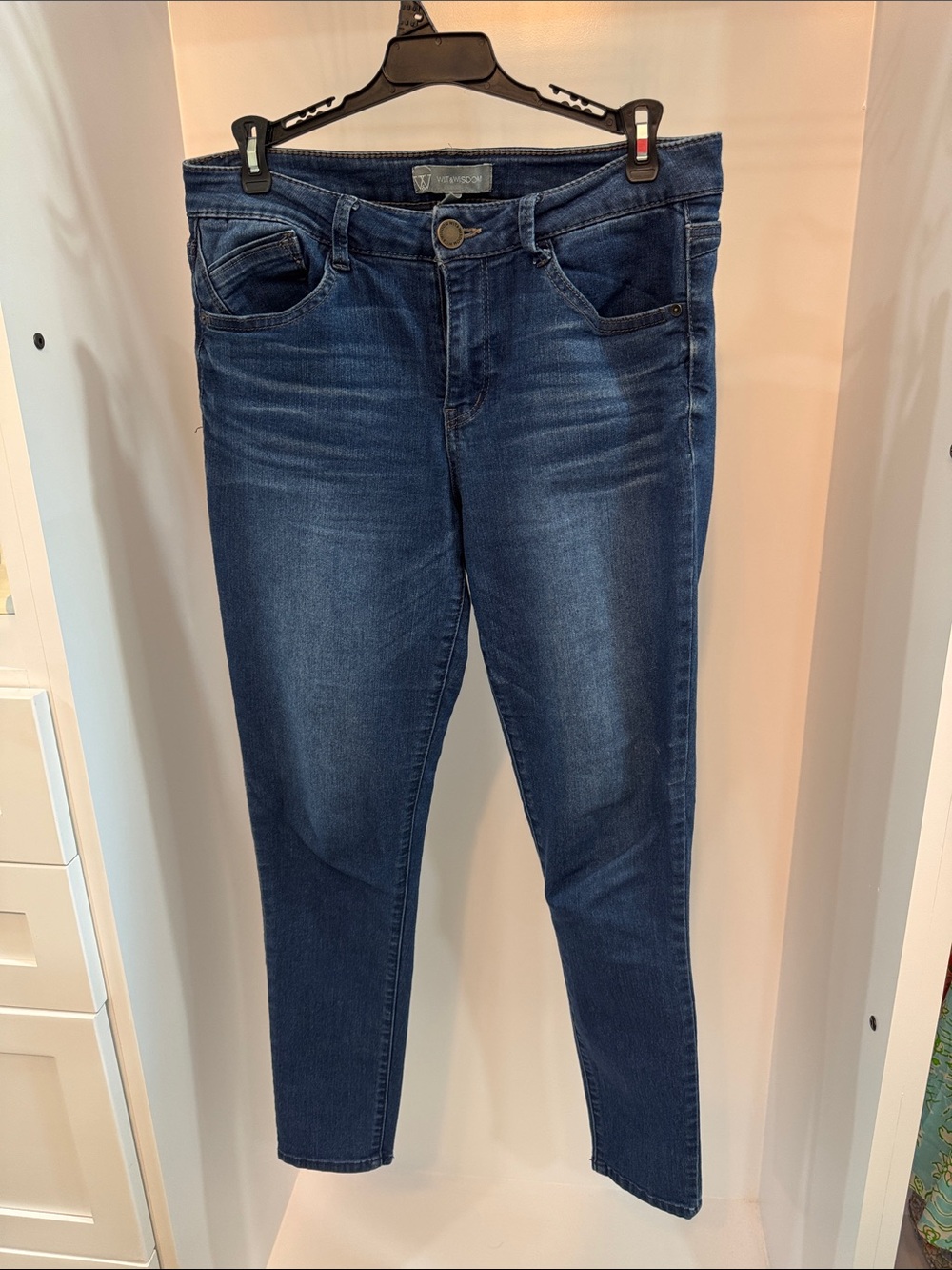 Wit & Wisdom Dark Blue Skinny Stretch Jeans